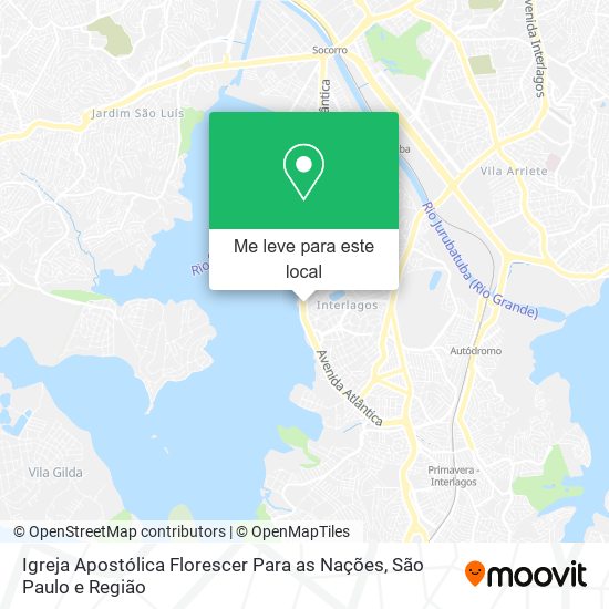 Igreja Apostólica Florescer Para as Nações mapa