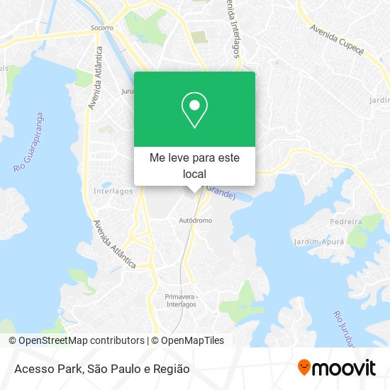 Acesso Park mapa