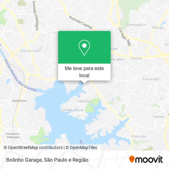Bolinho Garage mapa