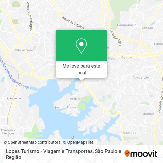Lopes Turismo - Viagem e Transportes mapa