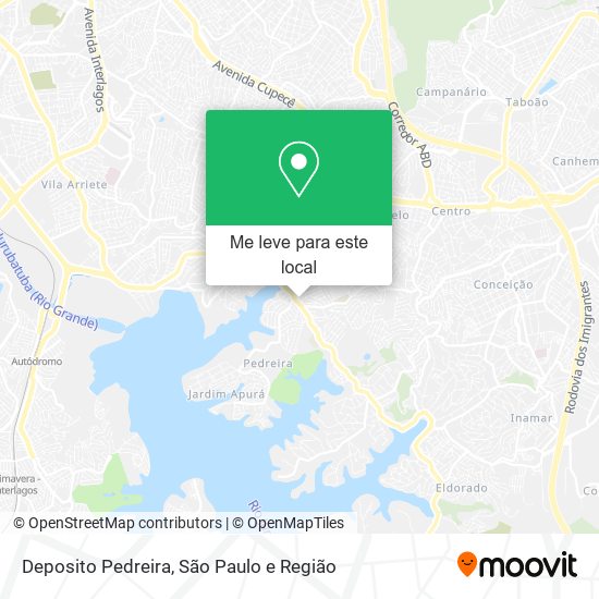 Deposito Pedreira mapa