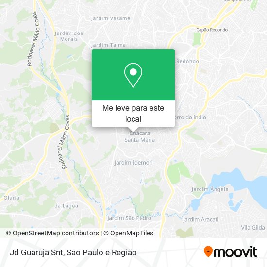 Jd Guarujá Snt mapa