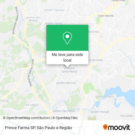 Prince Farma SP mapa