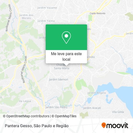 Pantera Gesso mapa