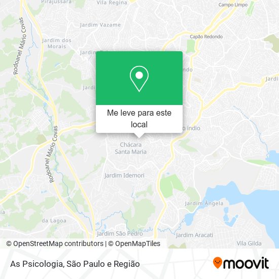 As Psicologia mapa
