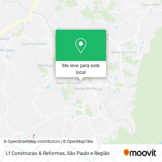 Lf Construcao & Reformas mapa