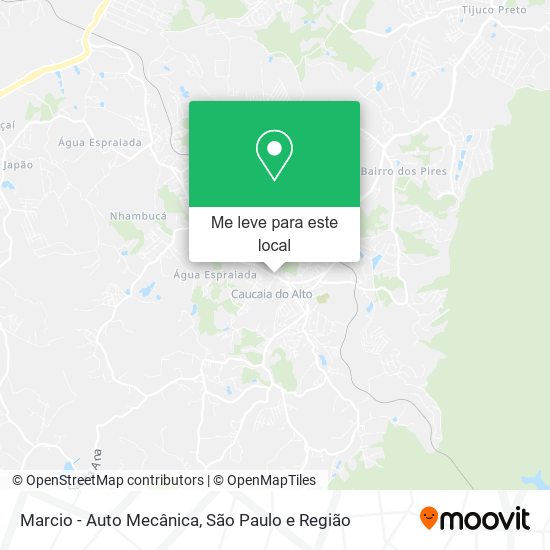 Marcio - Auto Mecânica mapa