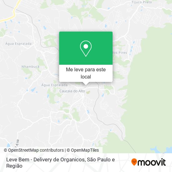 Leve Bem - Delivery de Organicos mapa