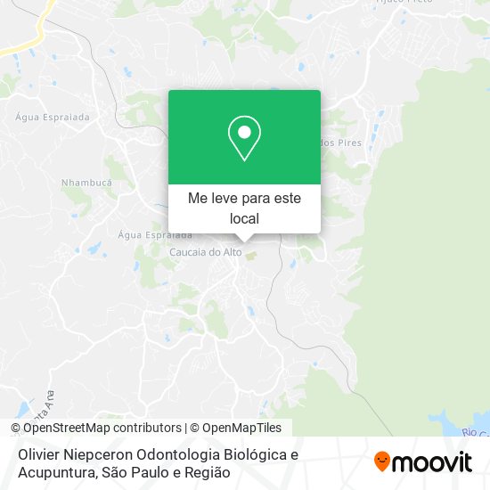 Olivier Niepceron Odontologia Biológica e Acupuntura mapa