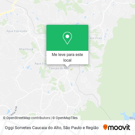 Oggi Sorvetes Caucaia do Alto mapa