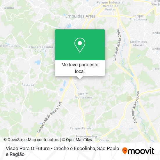 Visao Para O Futuro - Creche e Escolinha mapa