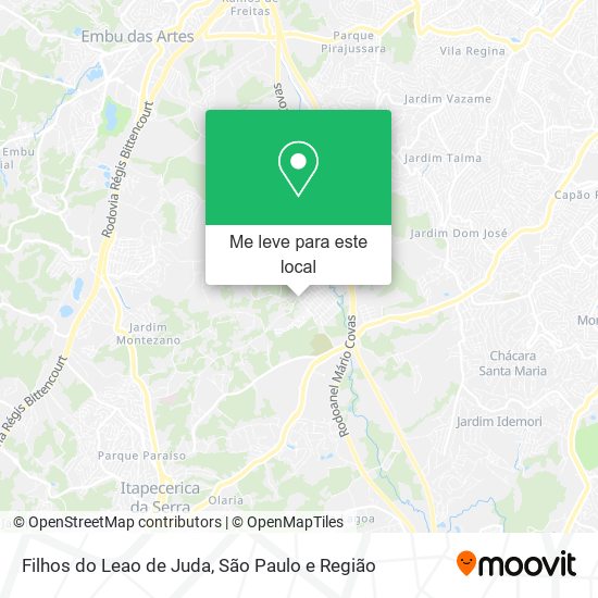 Filhos do Leao de Juda mapa