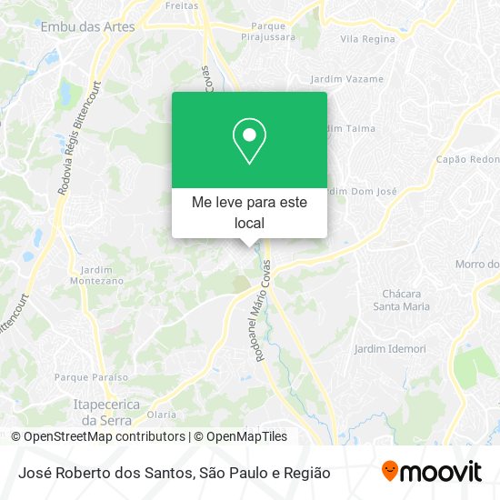 José Roberto dos Santos mapa