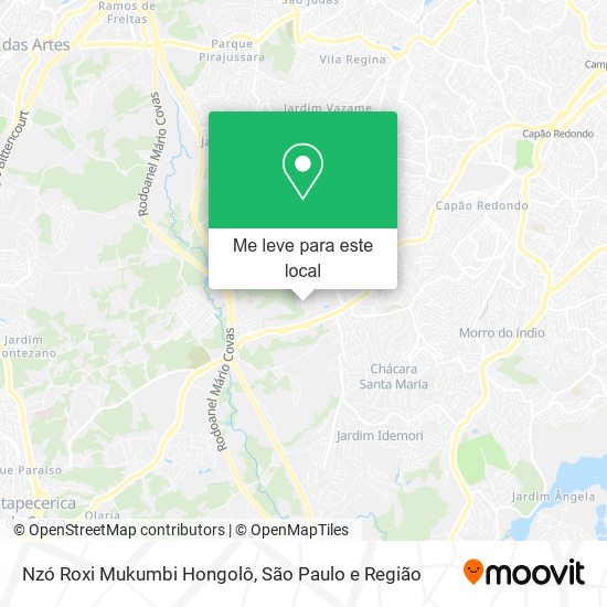 Nzó Roxi Mukumbi Hongolô mapa