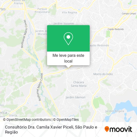 Consultório Dra. Camila Xavier Piceli mapa
