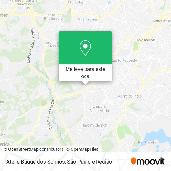 Ateliê Buquê dos Sonhos mapa
