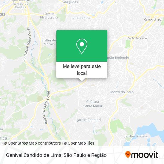 Genival Candido de Lima mapa