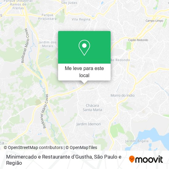 Minimercado e Restaurante d'Gustha mapa