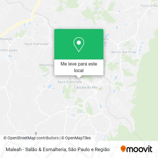 Maleah - Salão & Esmalteria mapa