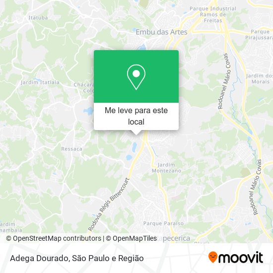 Adega Dourado mapa