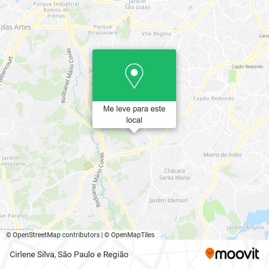 Cirlene Silva mapa
