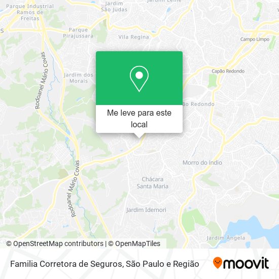 Familia Corretora de Seguros mapa