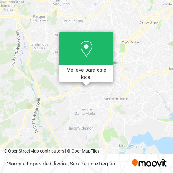 Marcela Lopes de Oliveira mapa