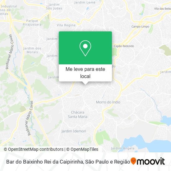Bar do Baixinho Rei da Caipirinha mapa