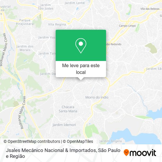 Jsales Mecânico Nacional & Importados mapa