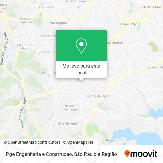 Pge Engenharia e Construcao mapa