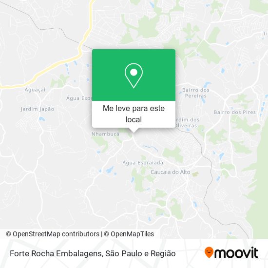 Forte Rocha Embalagens mapa