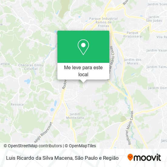 Luis Ricardo da Silva Macena mapa