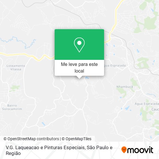 V.G. Laqueacao e Pinturas Especiais mapa