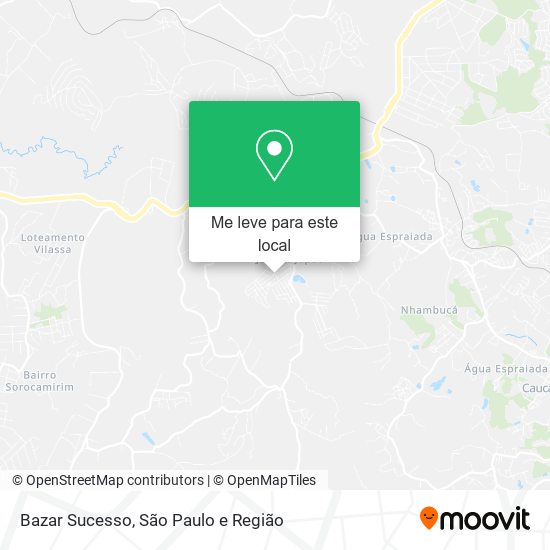 Bazar Sucesso mapa