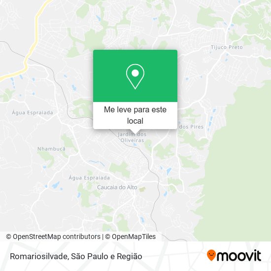 Romariosilvade mapa