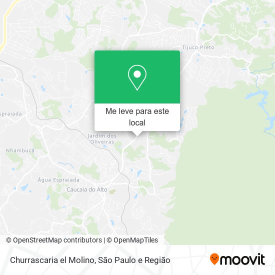Churrascaria el Molino mapa