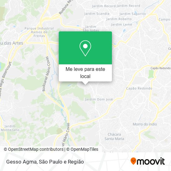 Gesso Agma mapa