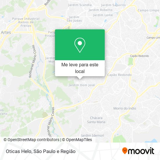Oticas Helo mapa