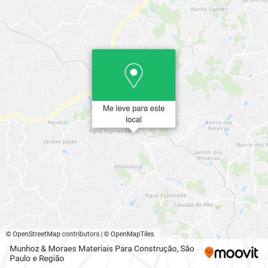 Munhoz & Moraes Materiais Para Construção mapa