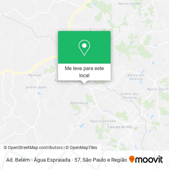 Ad. Belém - Água Espraiada - 57 mapa