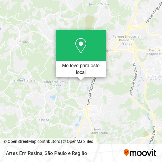 Artes Em Resina mapa