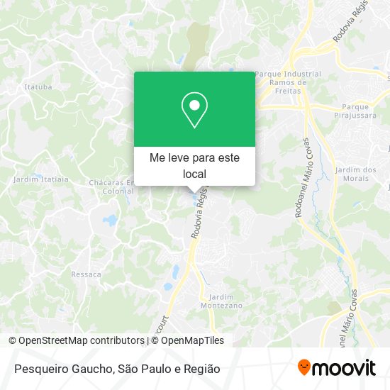 Pesqueiro Gaucho mapa