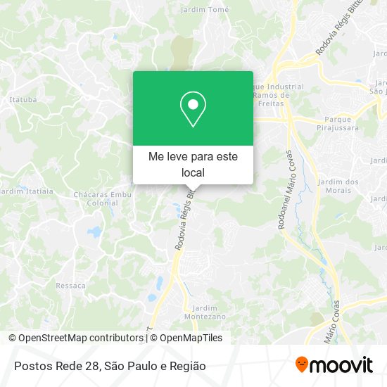 Postos Rede 28 mapa