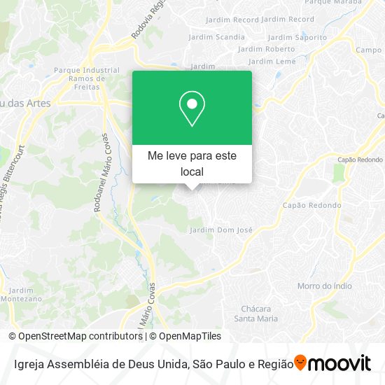 Igreja Assembléia de Deus Unida mapa
