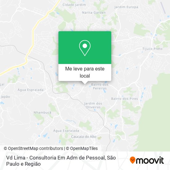 Vd Lima - Consultoria Em Adm de Pessoal mapa