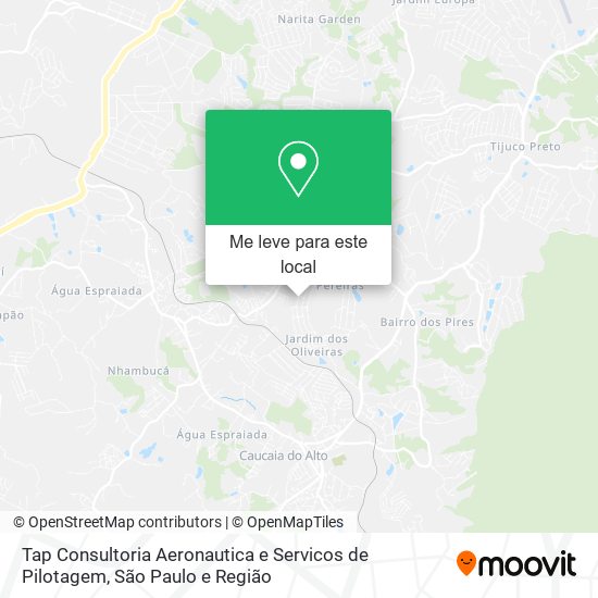 Tap Consultoria Aeronautica e Servicos de Pilotagem mapa