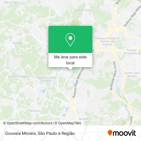 Gouveia Moveis mapa