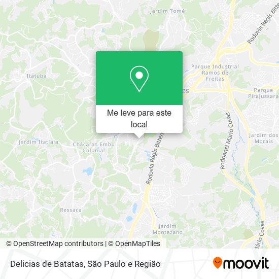 Delicias de Batatas mapa