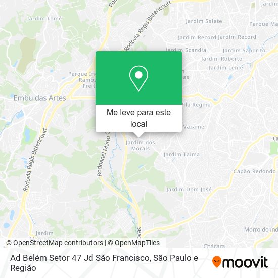 Ad Belém Setor 47 Jd São Francisco mapa