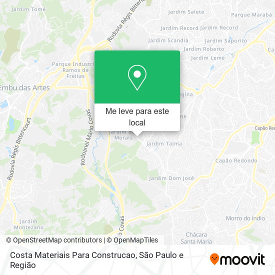 Costa Materiais Para Construcao mapa